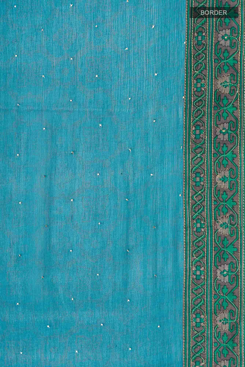 Blue Chiffon Saree