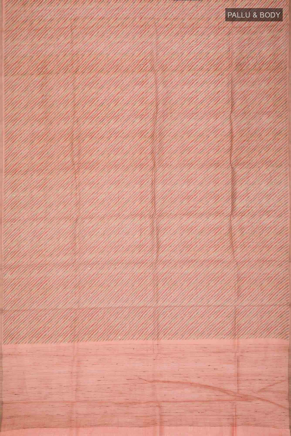 Brown Bhagalpuri Tussar Silk Saree