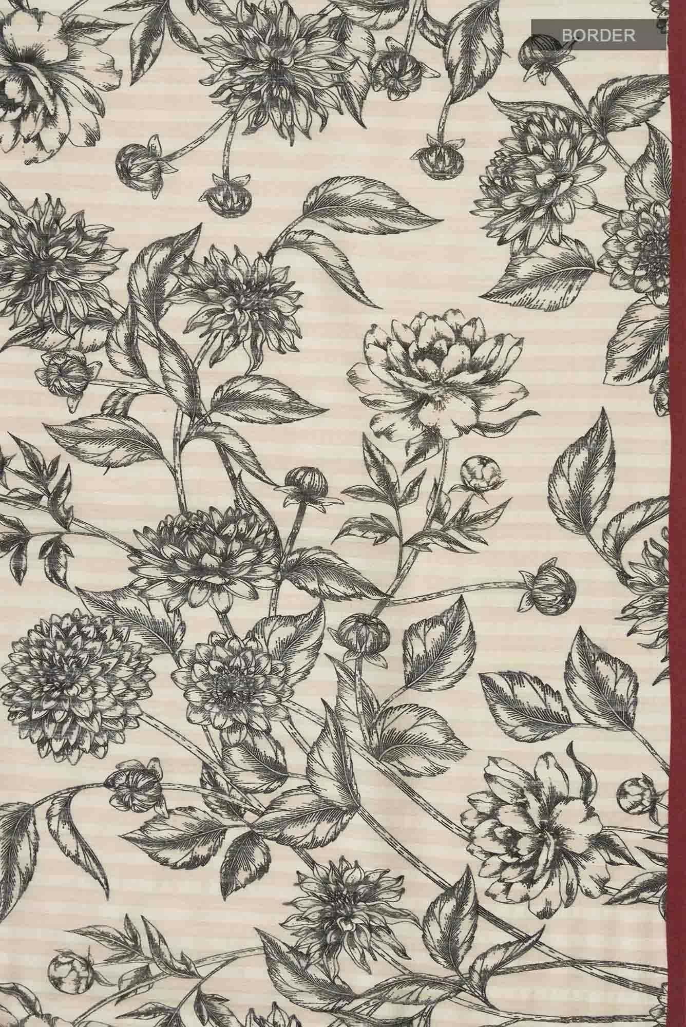 Beige Bhagalpuri Tussar Silk Saree