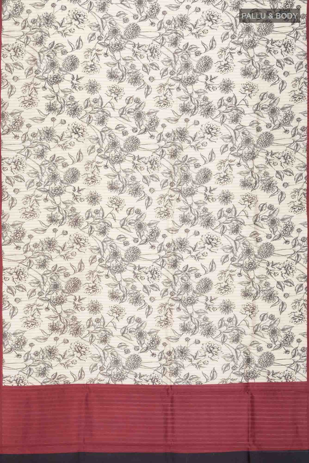 Beige Bhagalpuri Tussar Silk Saree