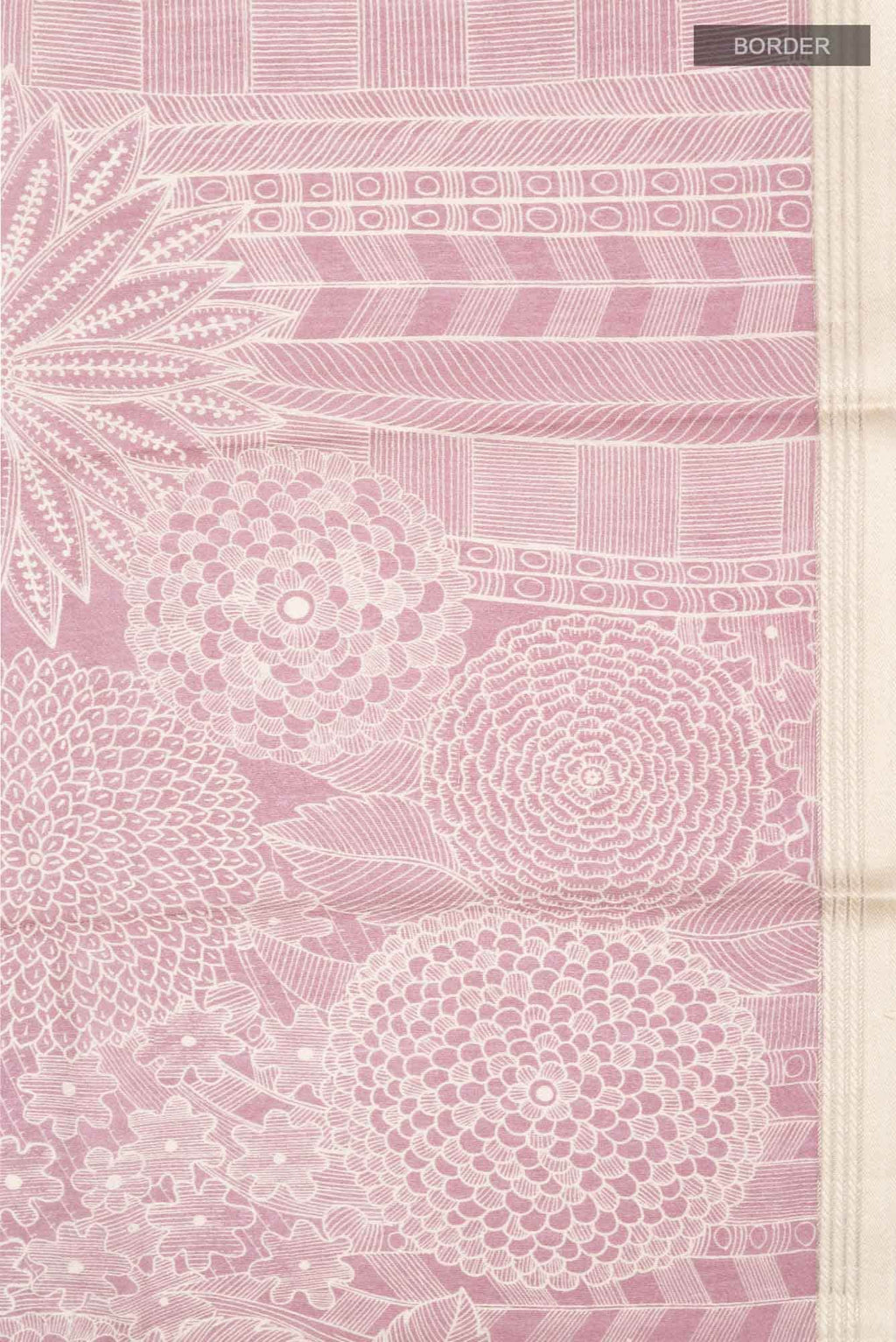 Pink Bhagalpuri Tussar Silk Saree