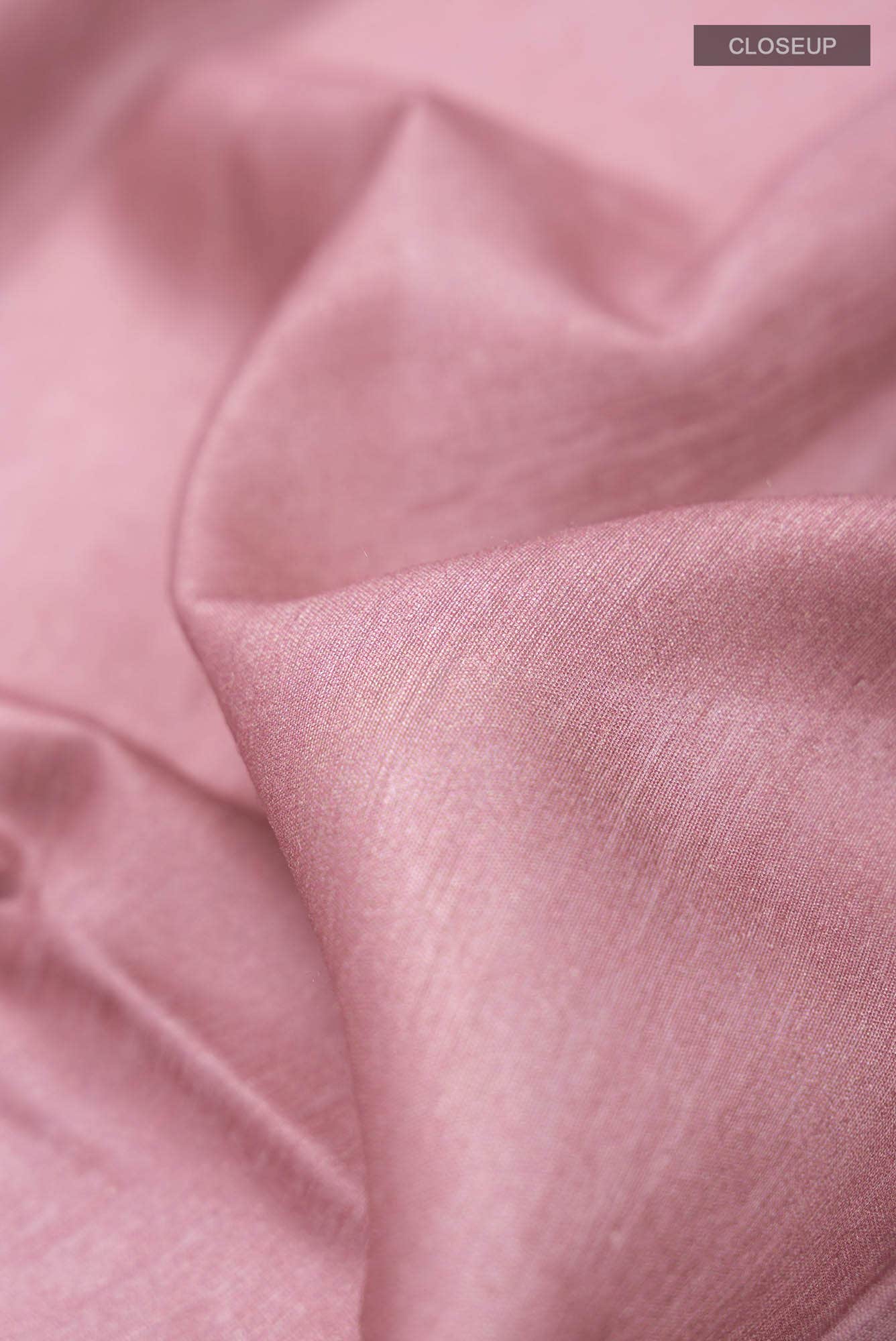 Pink Bhagalpuri Tussar Silk Saree