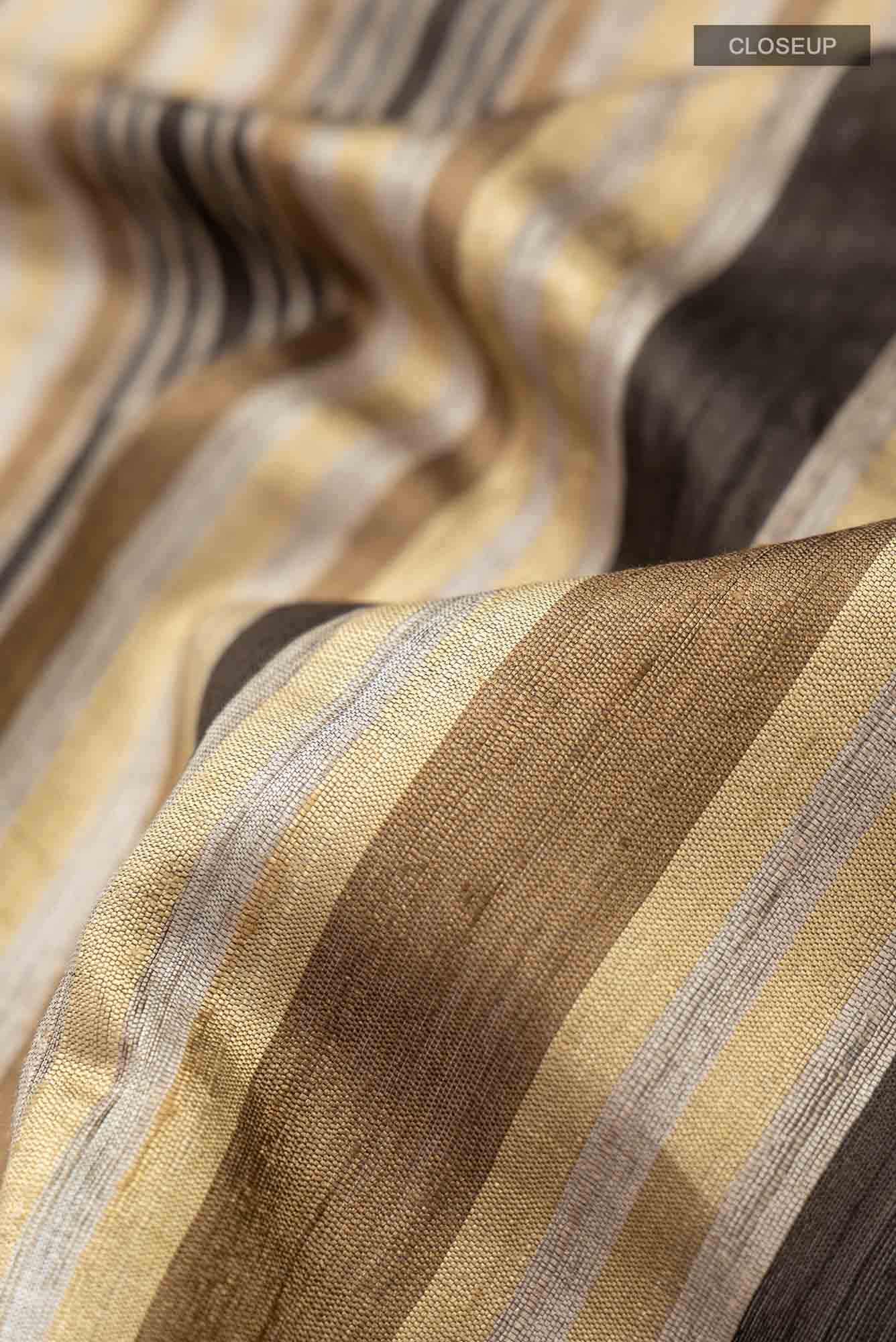 Multi Tussar Silk Saree