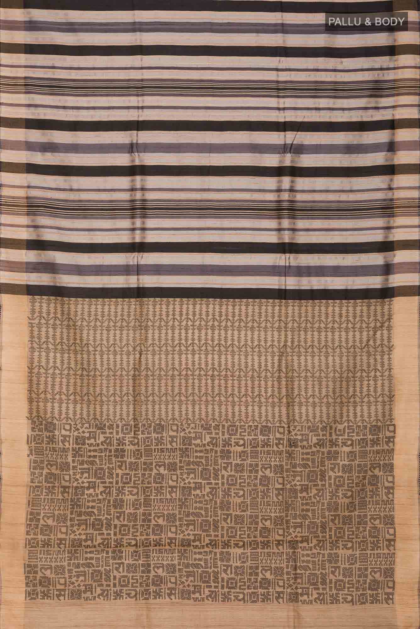 Multi Bhagalpuri Tussar Silk Saree
