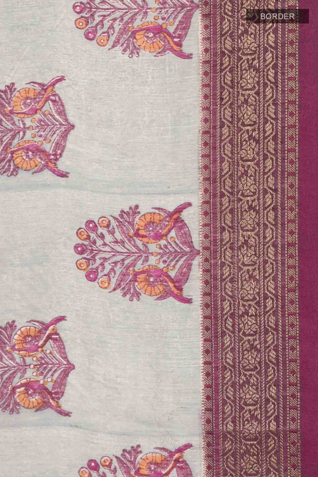 Blue Bhagalpuri Tussar Silk Saree