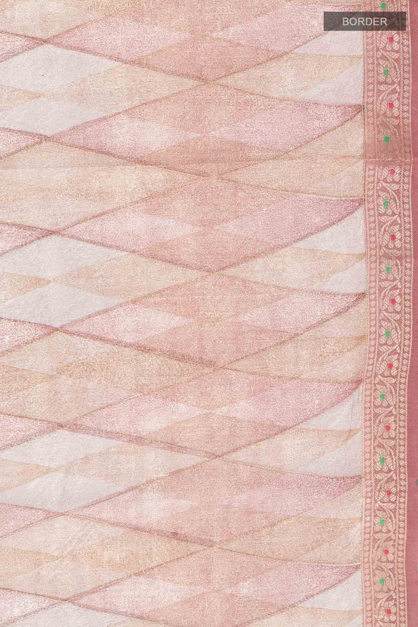 Brown Bhagalpuri Tussar Silk Saree