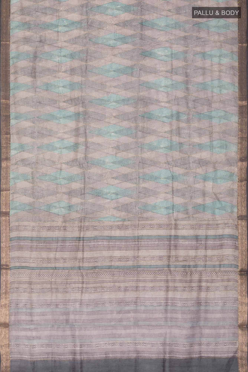 Multi Bhagalpuri Tussar Silk Saree