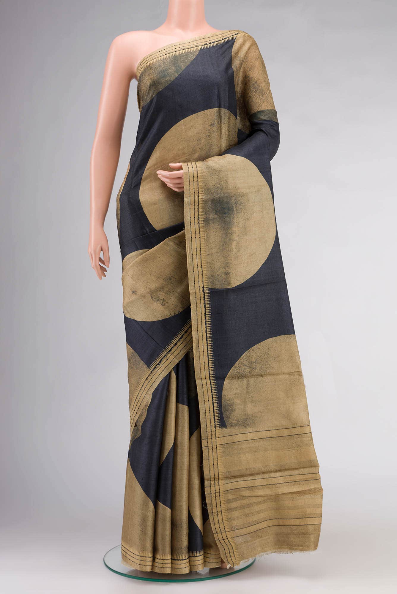 Multi Bhagalpuri Tussar Silk Saree