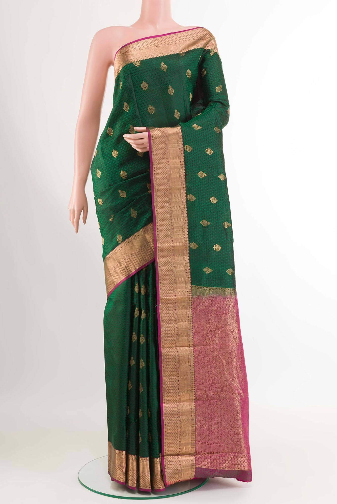 Green Kanchipuram Silk Saree