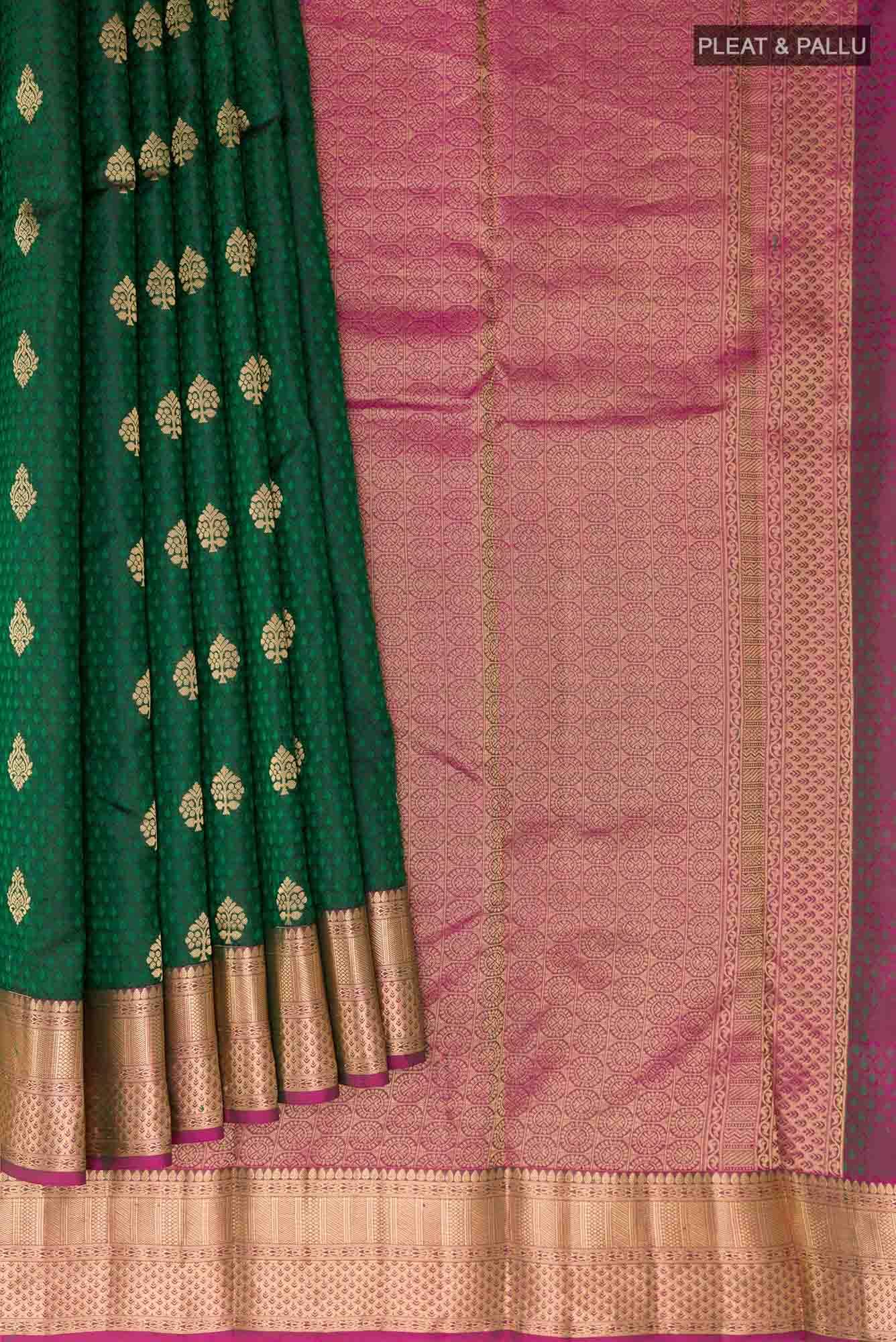 Green Kanchipuram Silk Saree