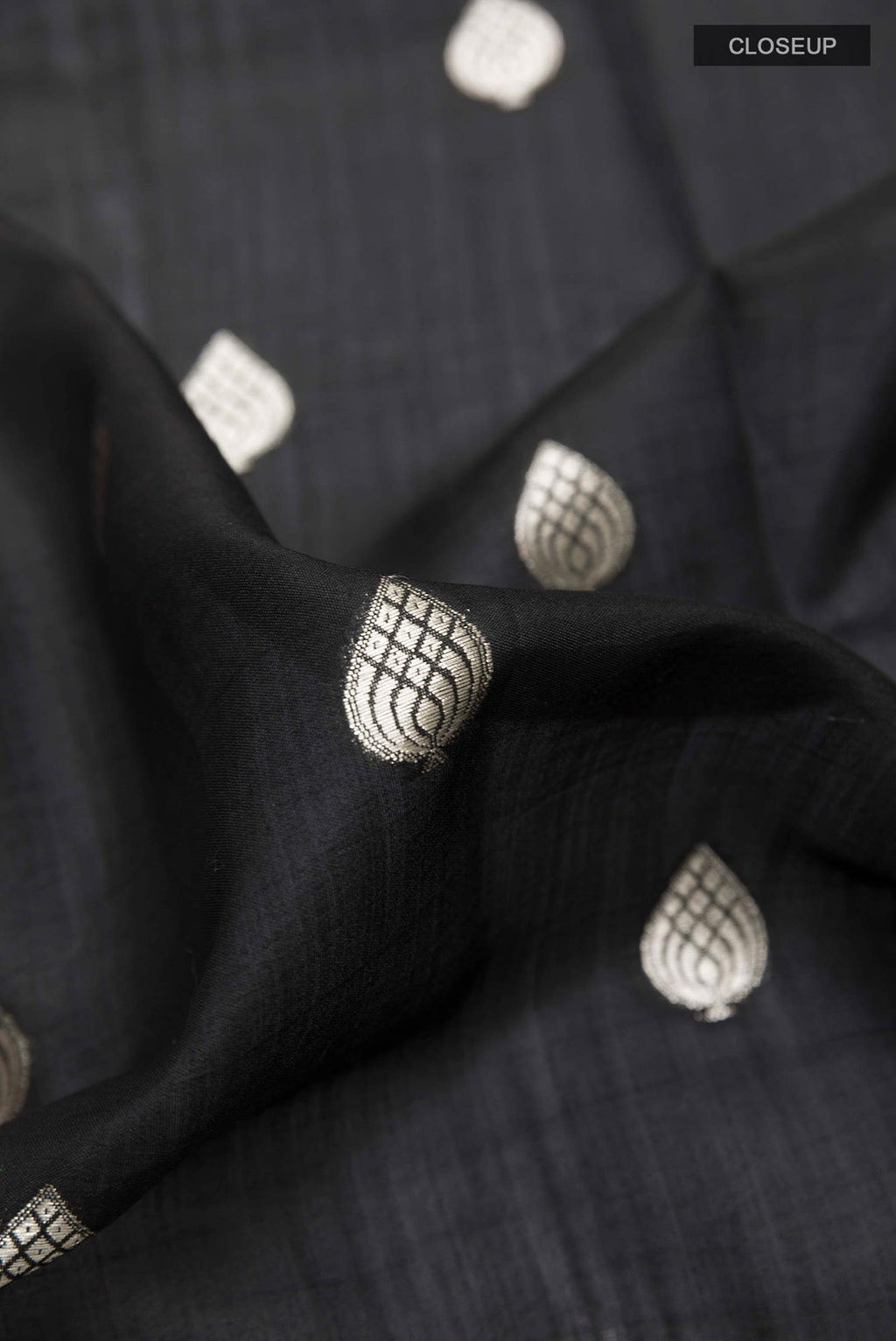 Black Tussar Saree
