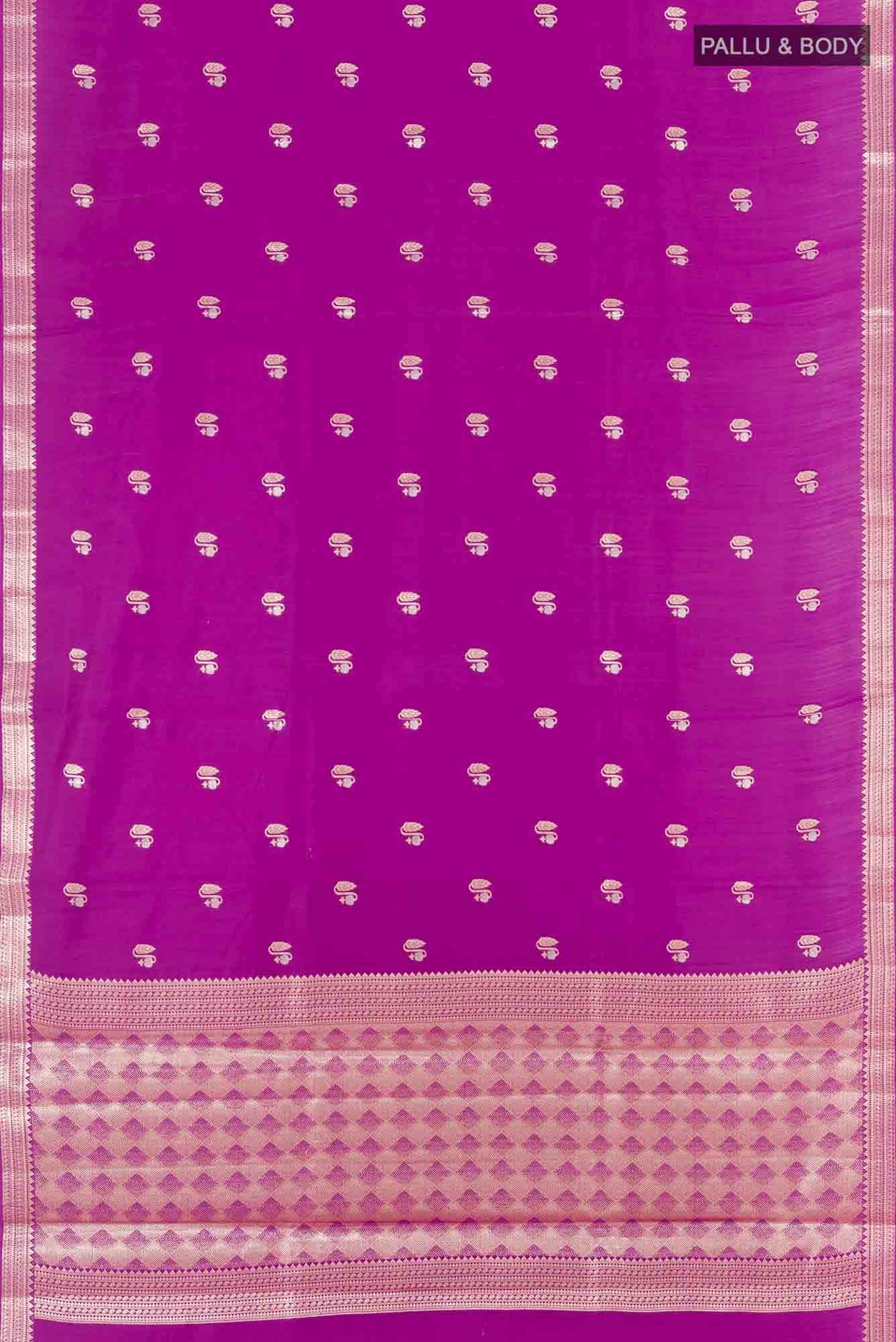 Purple Tussar Saree