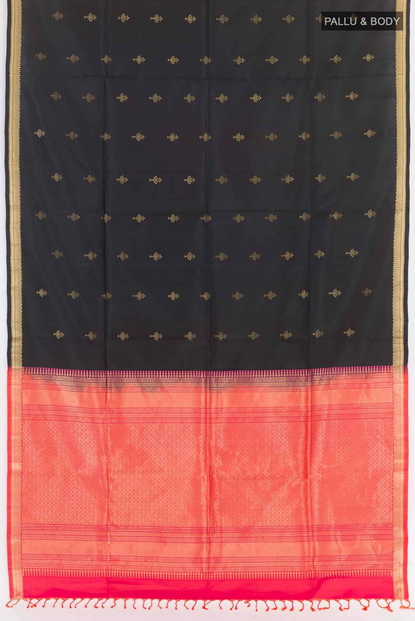 Black Soft Silk Saree