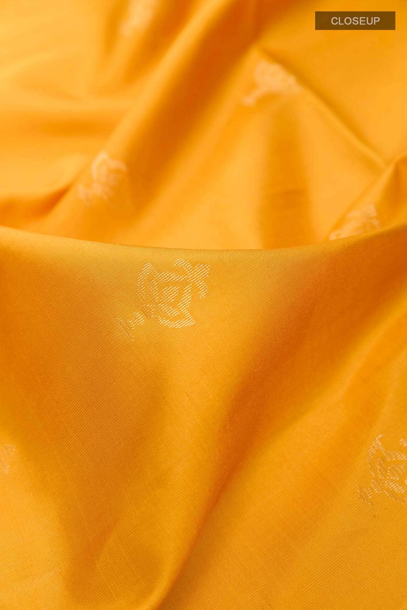 Mustard Soft Silk Saree