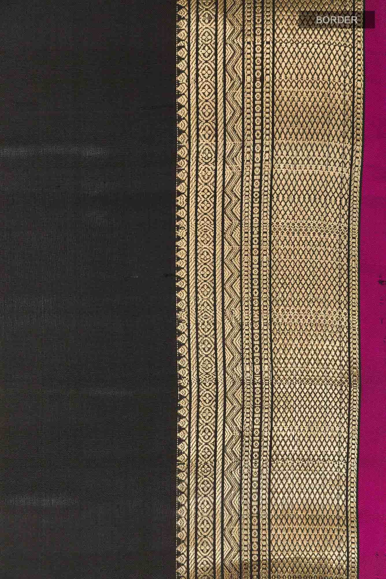 Black Soft Silk Saree