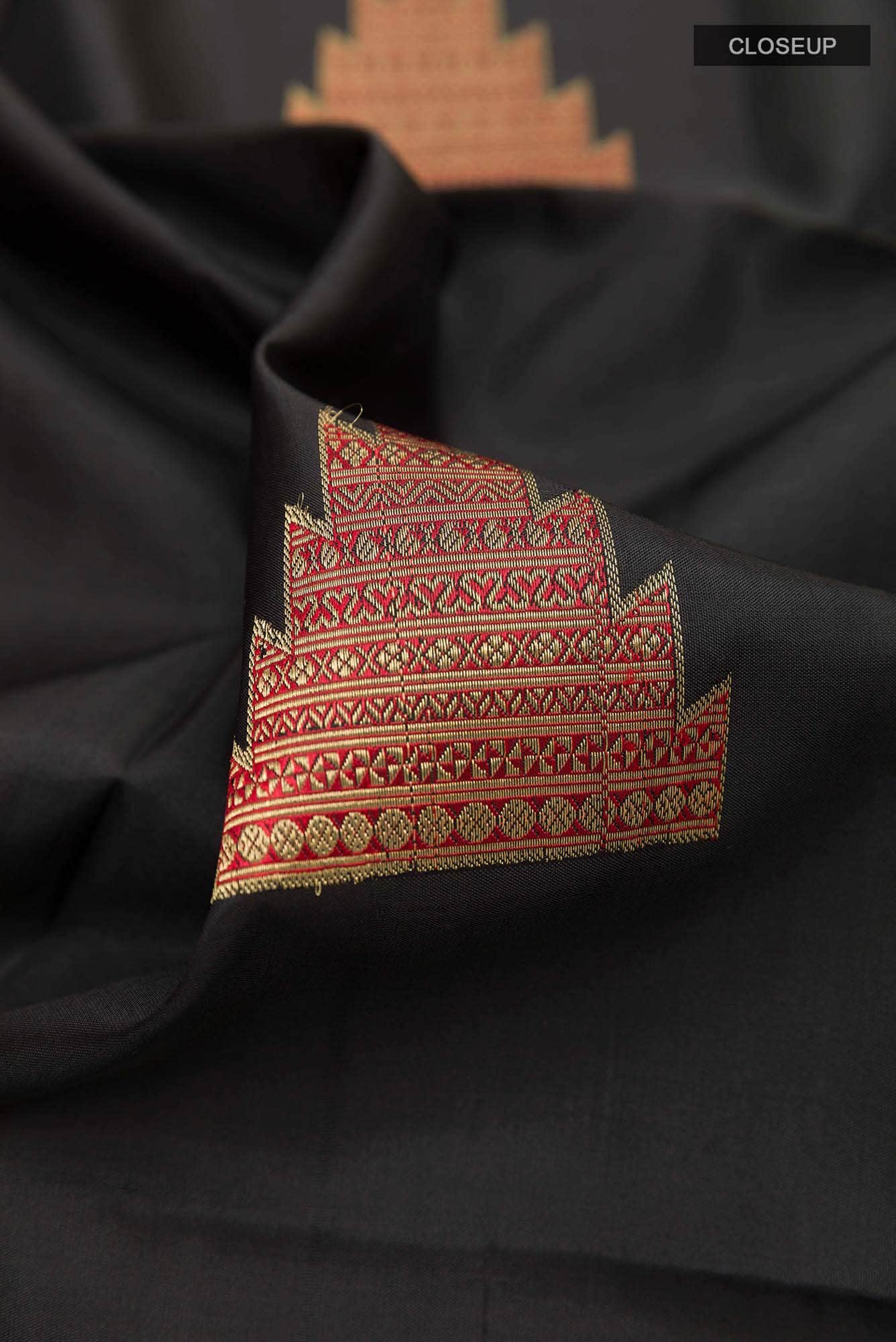 Black Soft Silk Saree