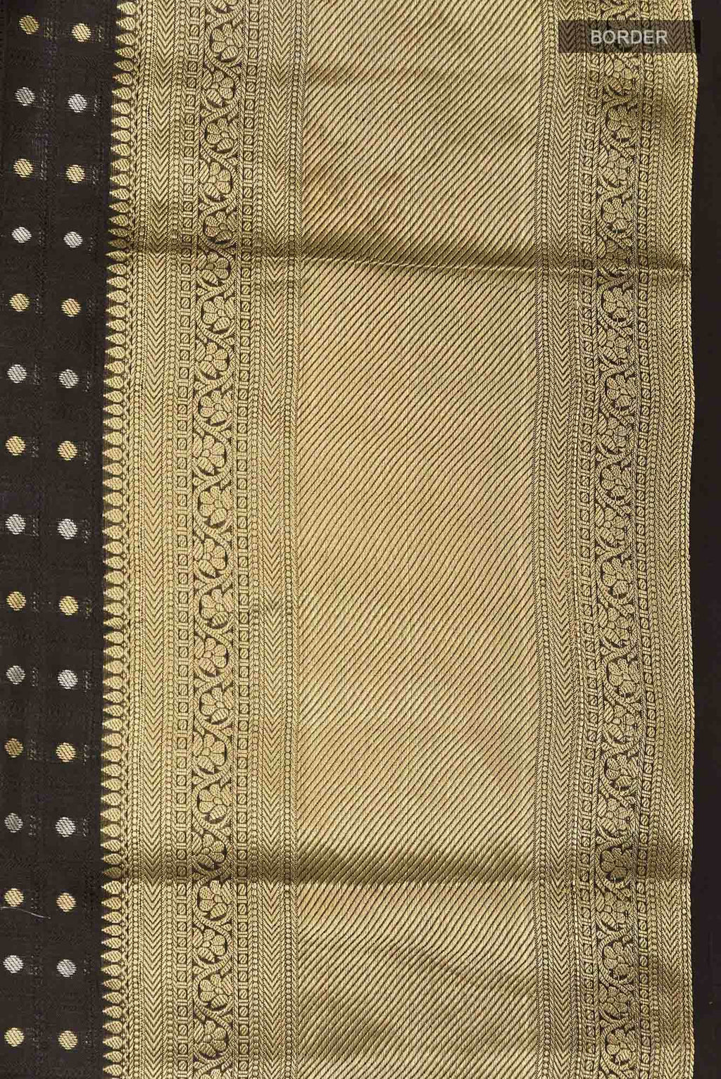 Black Kanchipuram Silk Saree