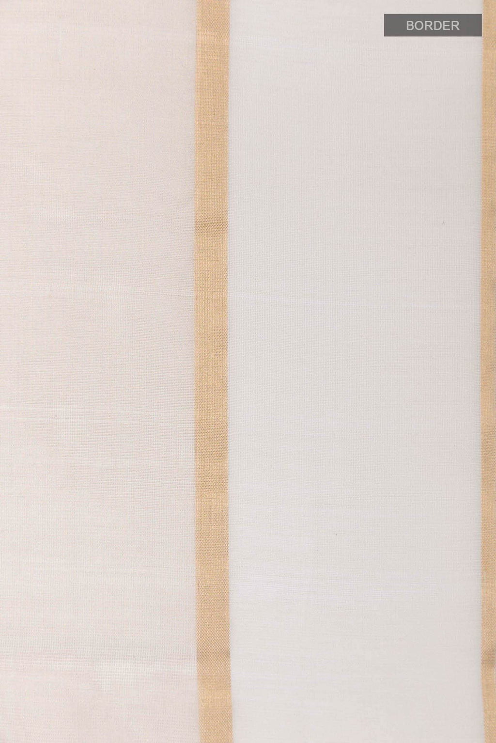 Off White Blended Chanderi Silk Cotton Saree