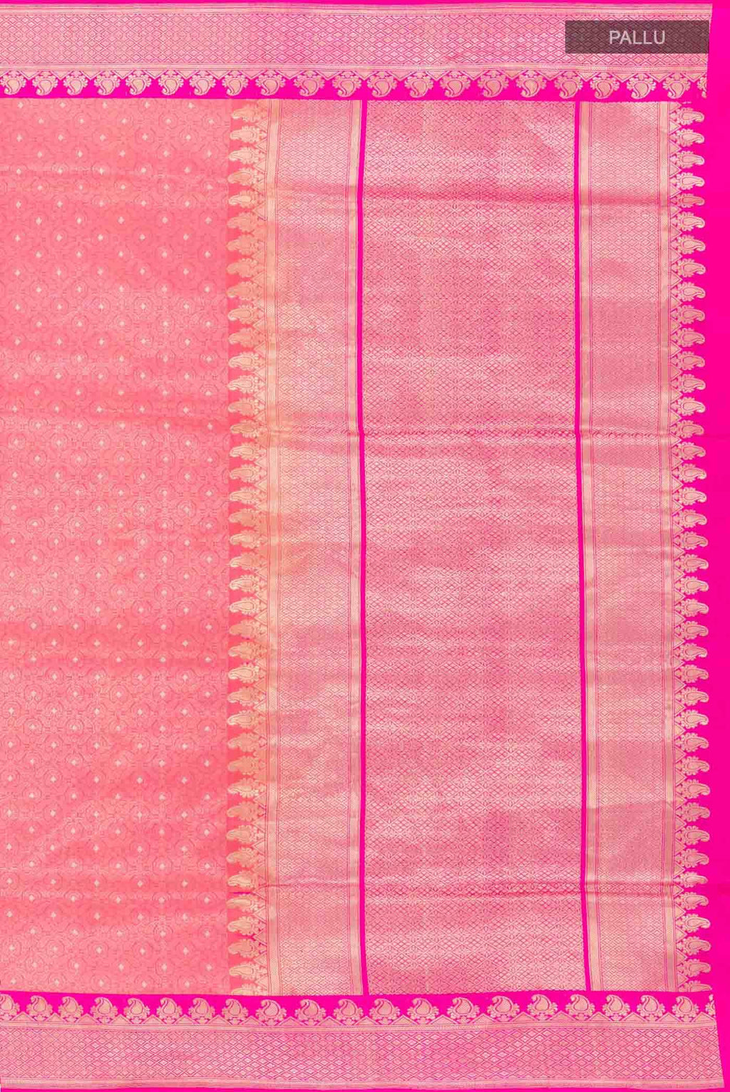 Pink Dual Tone Banarasi Silk Saree