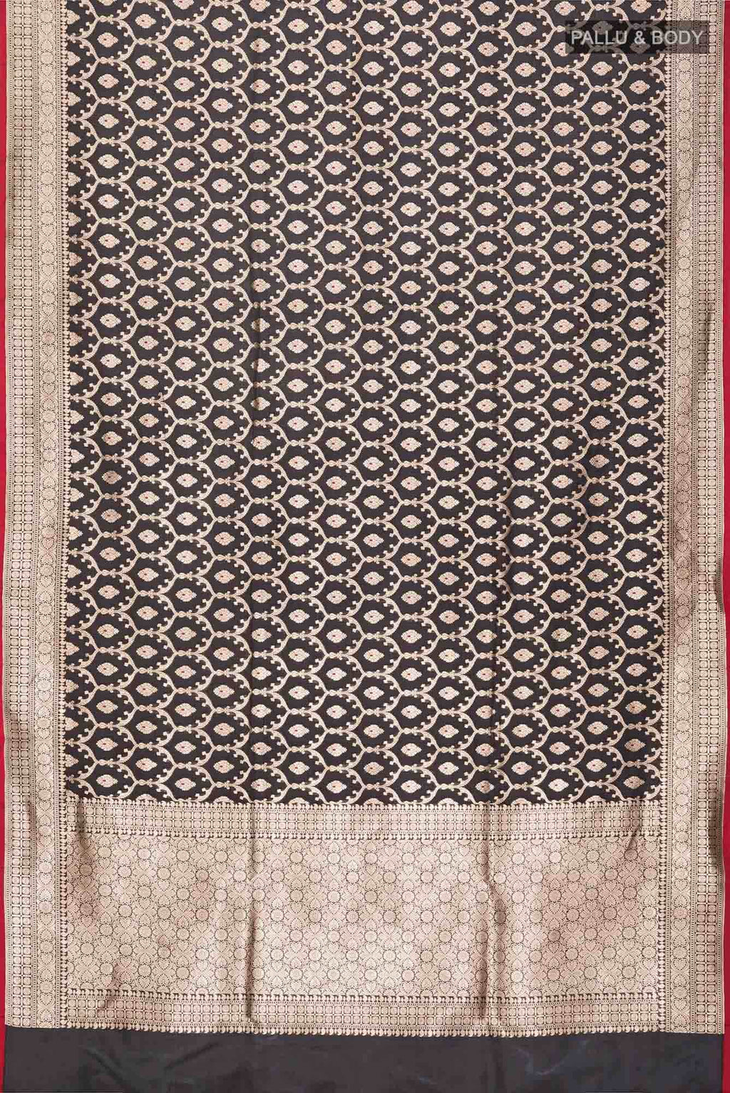 Black Banarasi Silk Saree