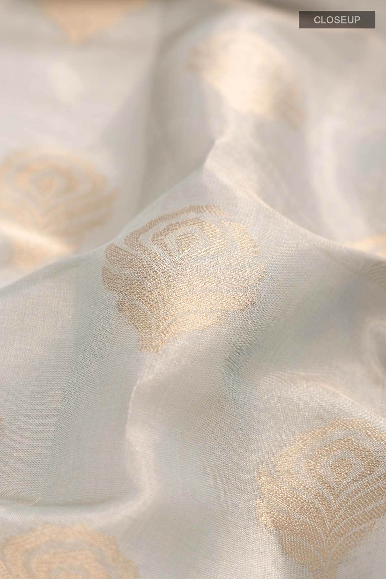 Blue Banarasi Silk Cotton Saree
