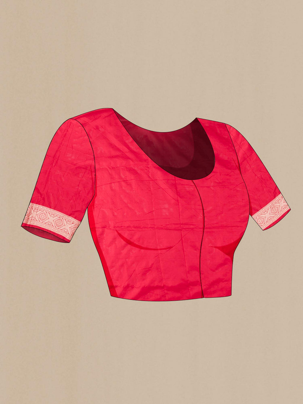 Red Banarasi Silk Saree