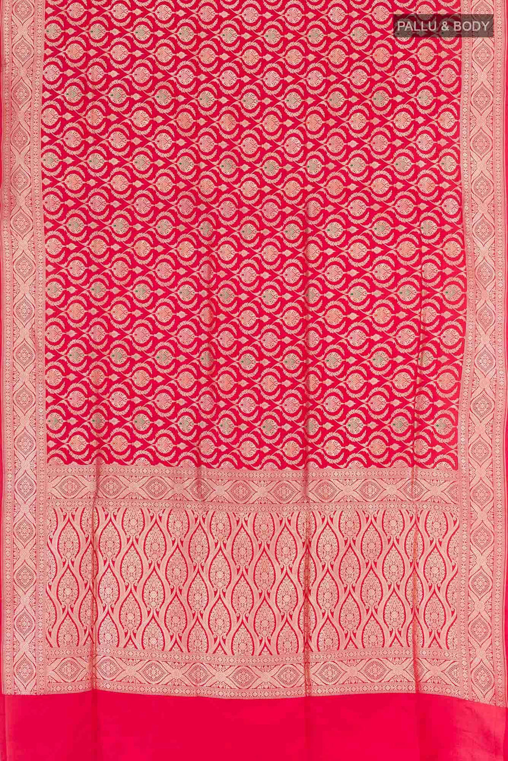Red Banarasi Silk Saree