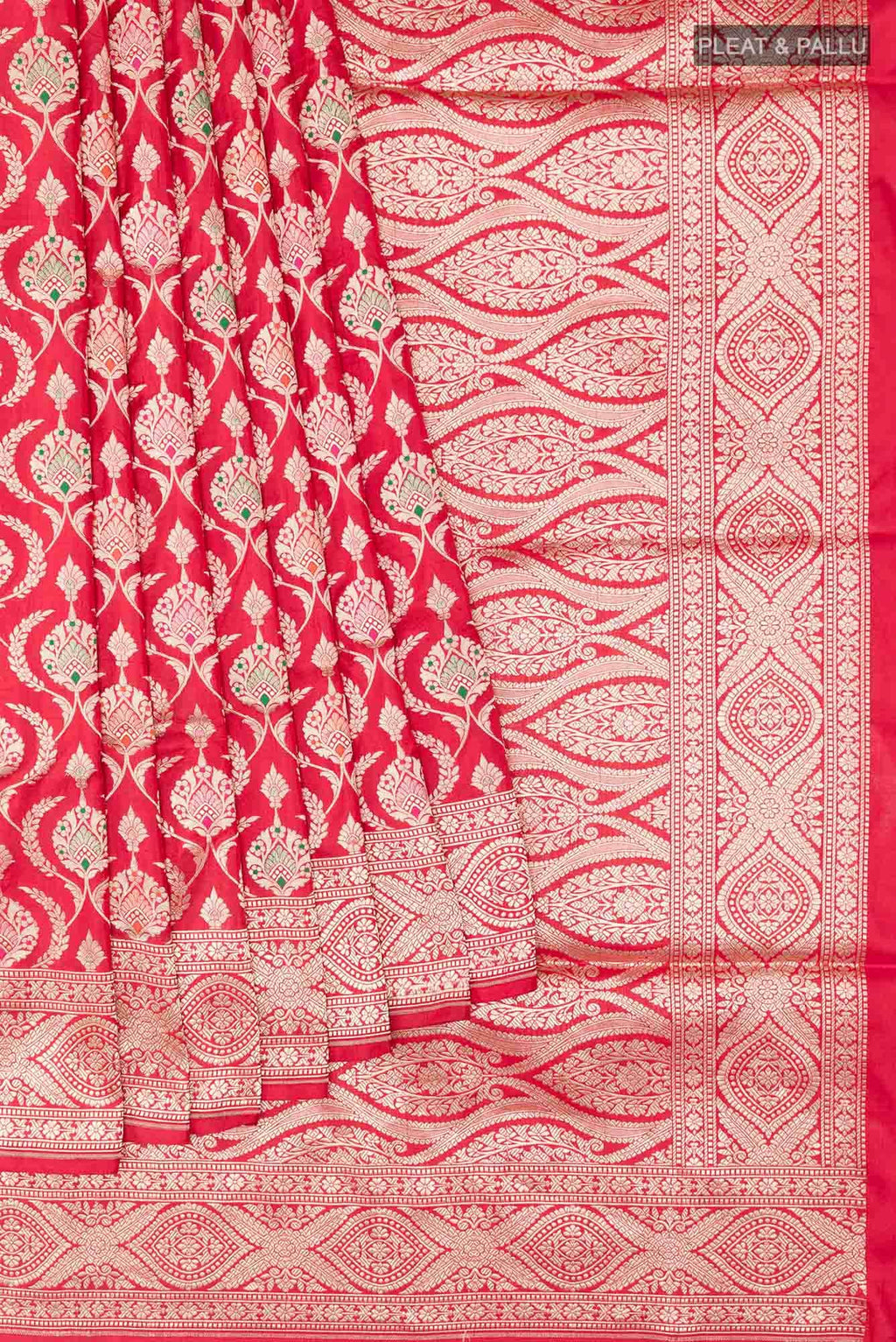Red Banarasi Silk Saree