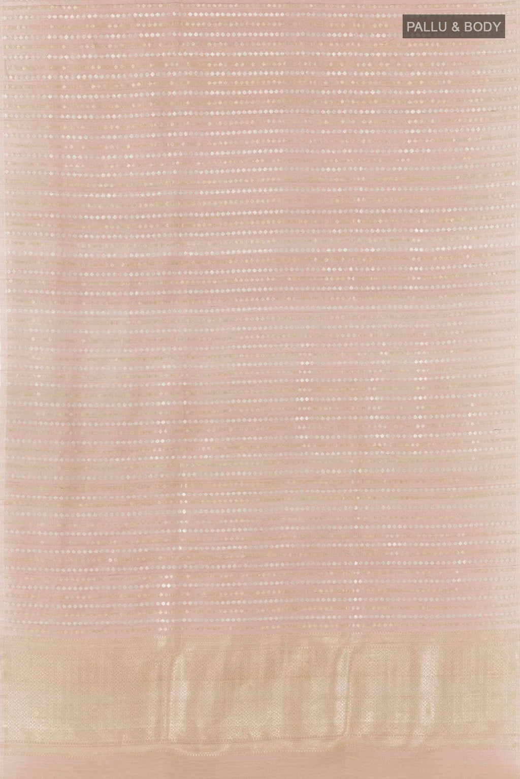 Pink Banarasi Tussar Georgette Saree