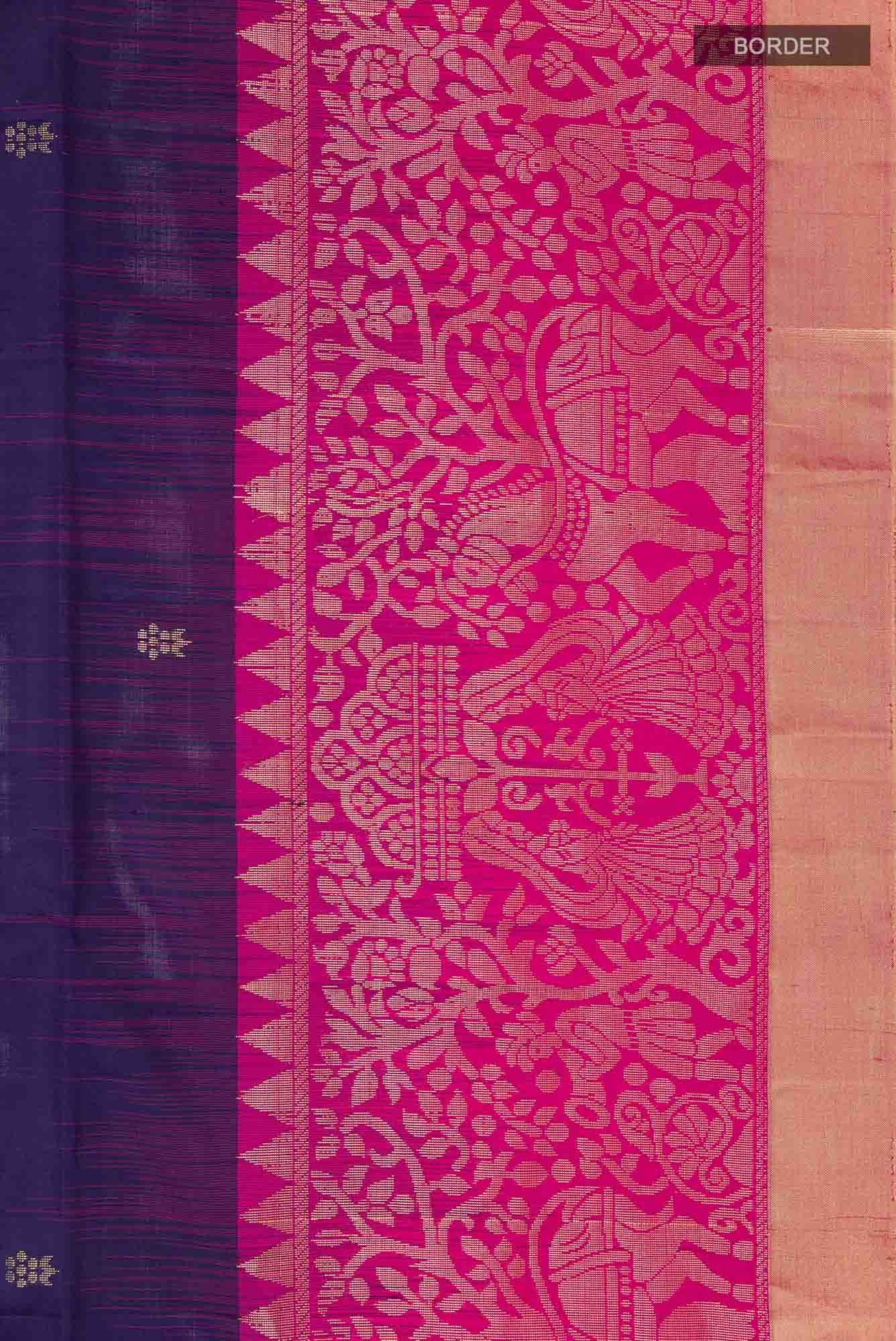 Dark Blue Soft Silk Saree