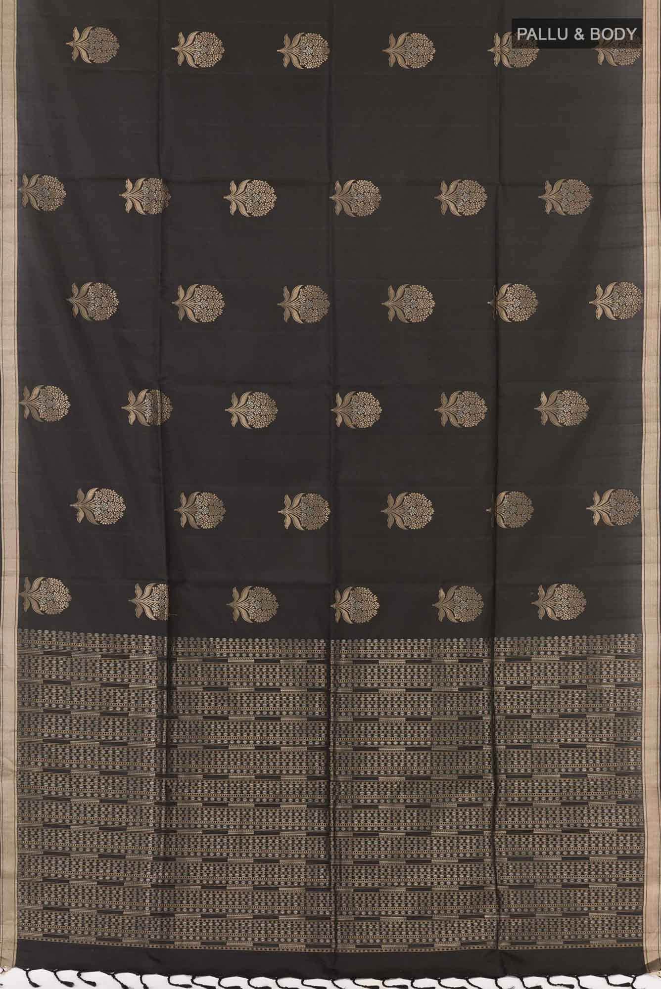 Black Soft Silk Saree