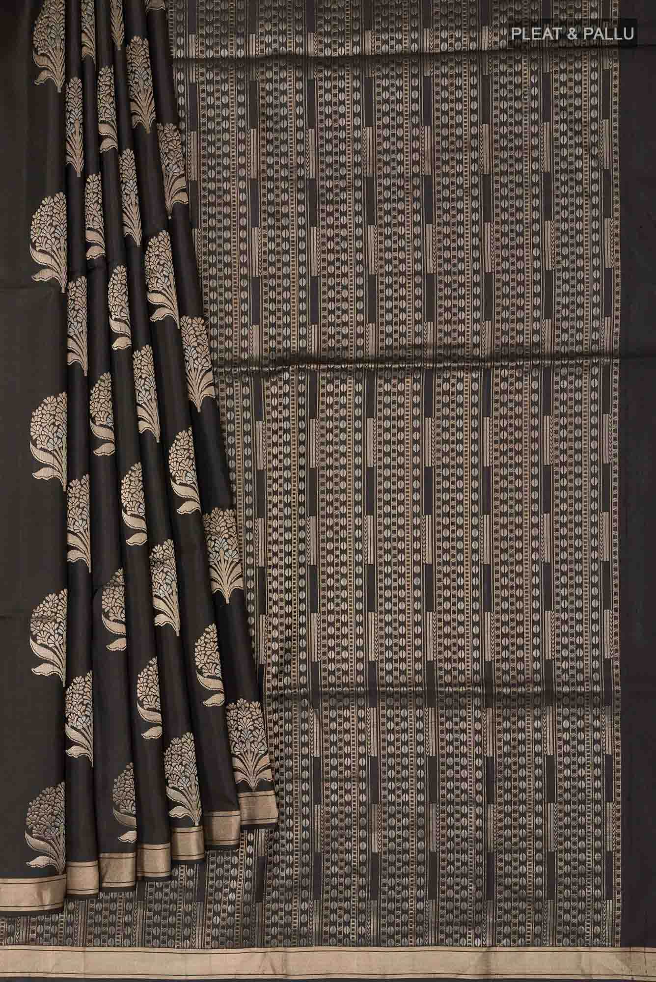 Black Soft Silk Saree
