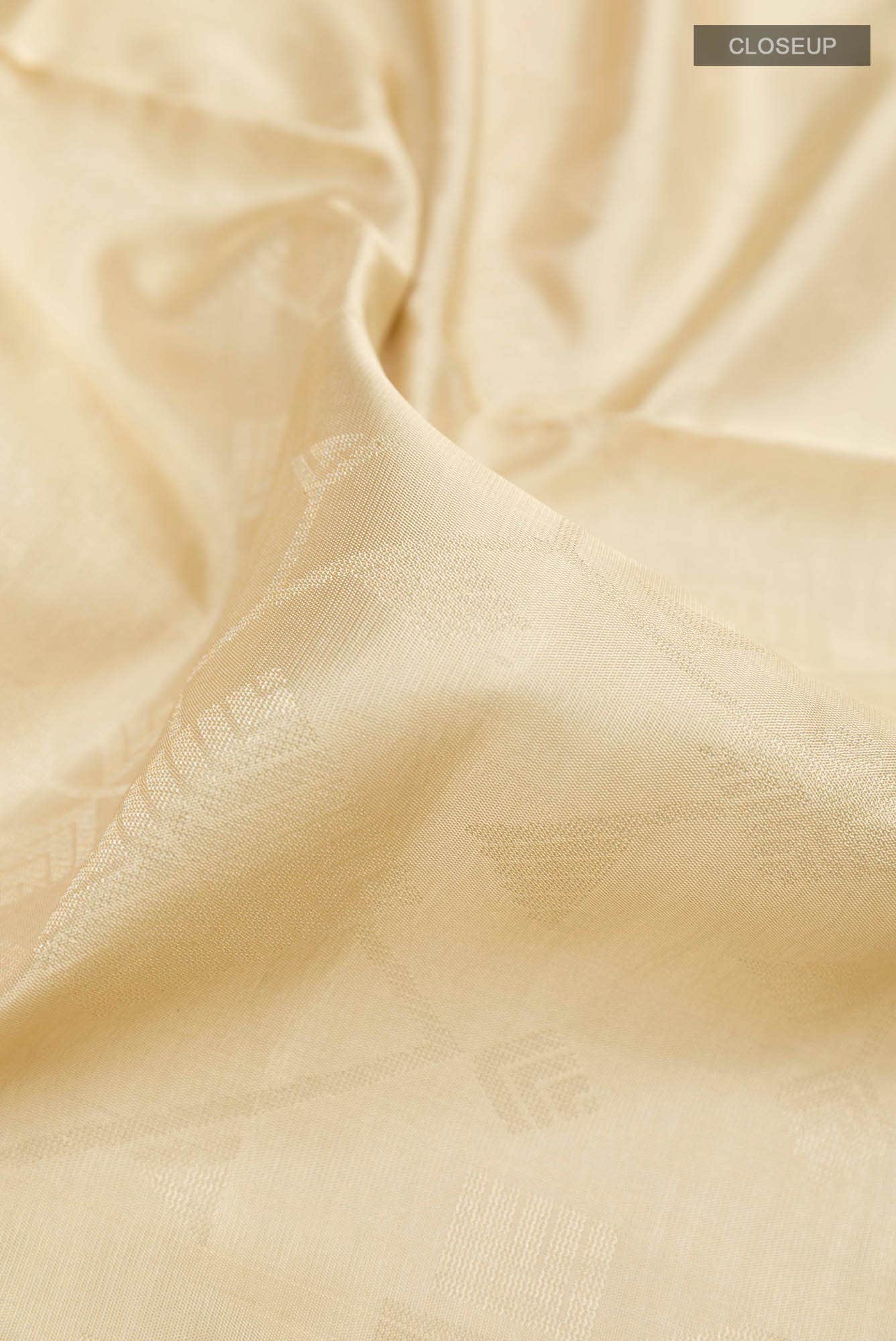 Beige Soft Silk Saree
