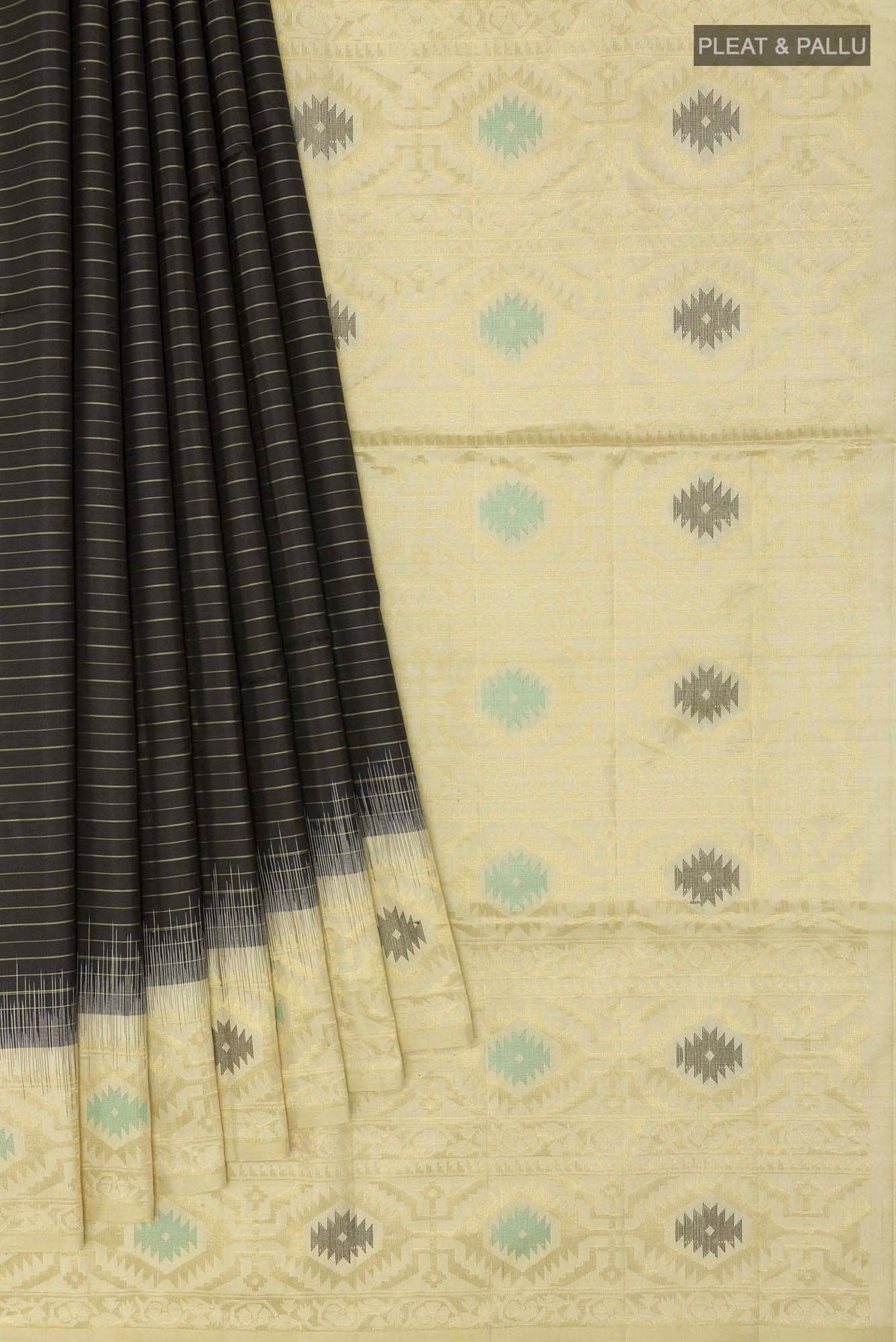Black Soft Silk Saree