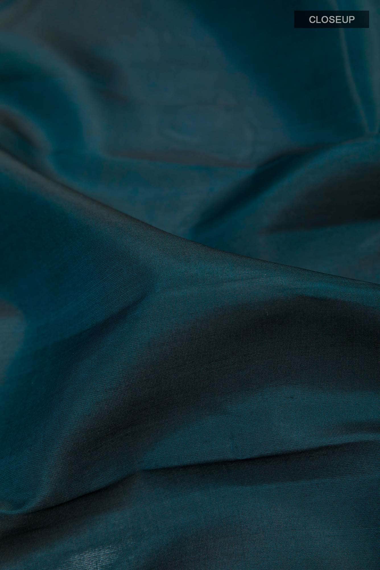 Blue Kanchipuram Silk Saree