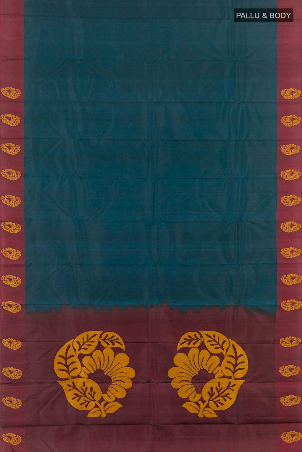 Blue Kanchipuram Silk Saree