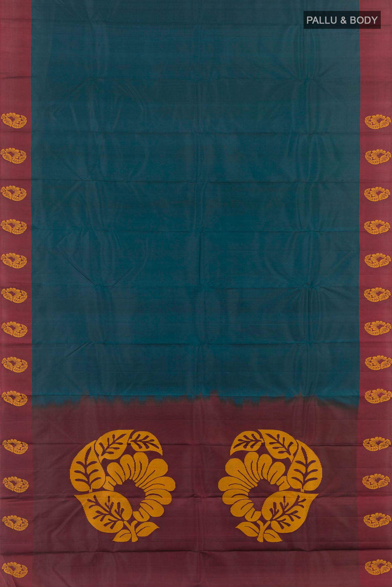 Blue Kanchipuram Silk Saree