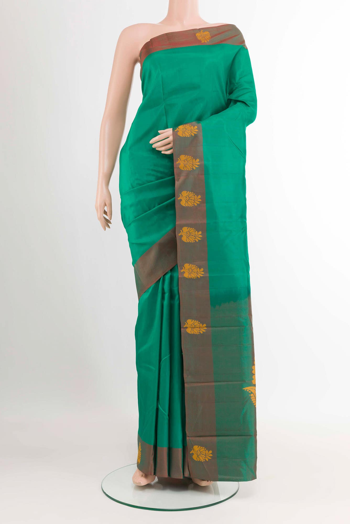 Green Kanchipuram Silk Saree