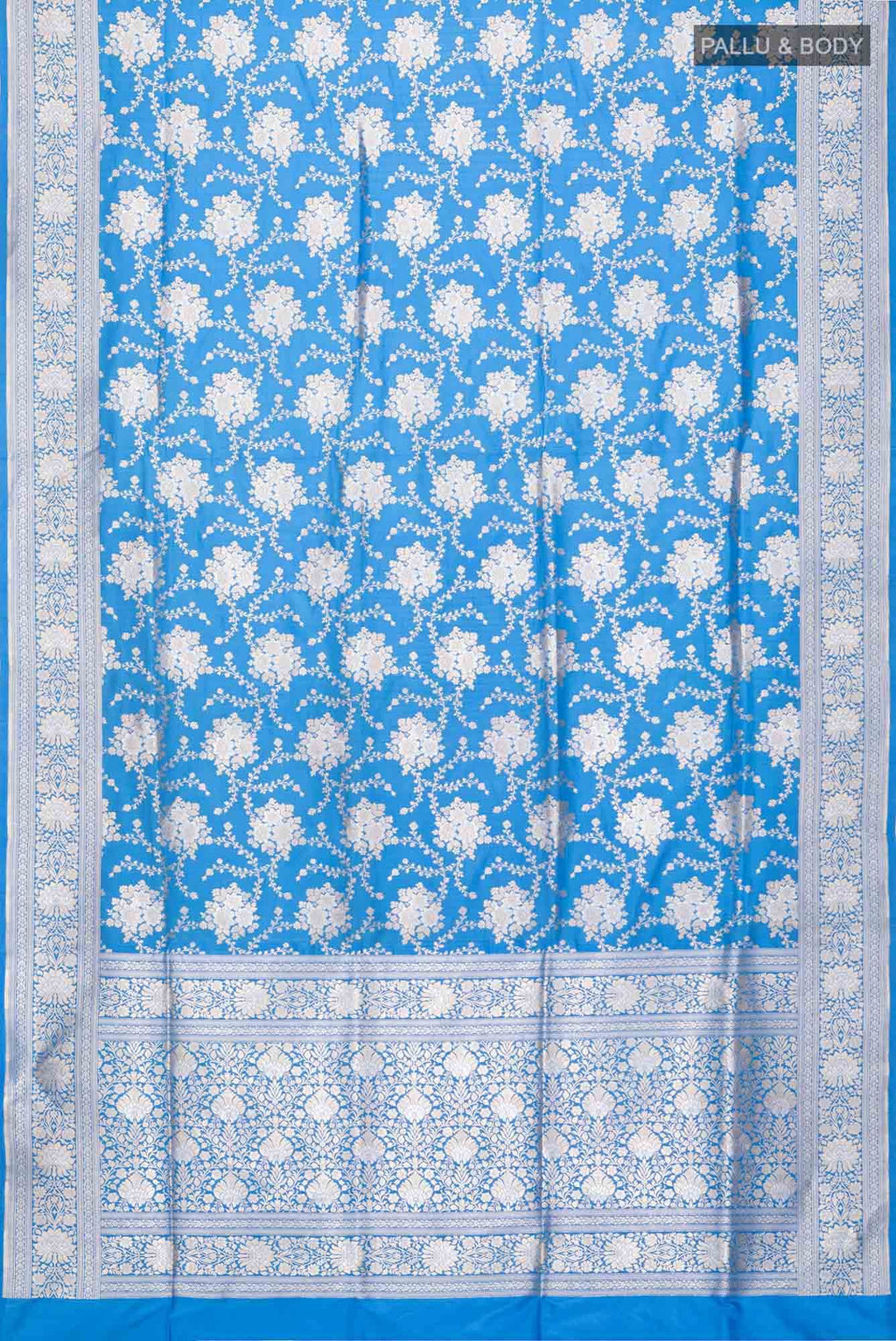 Blue Banarasi Silk Saree