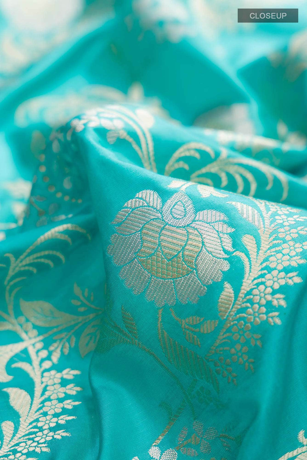 Green Banarasi Silk Saree
