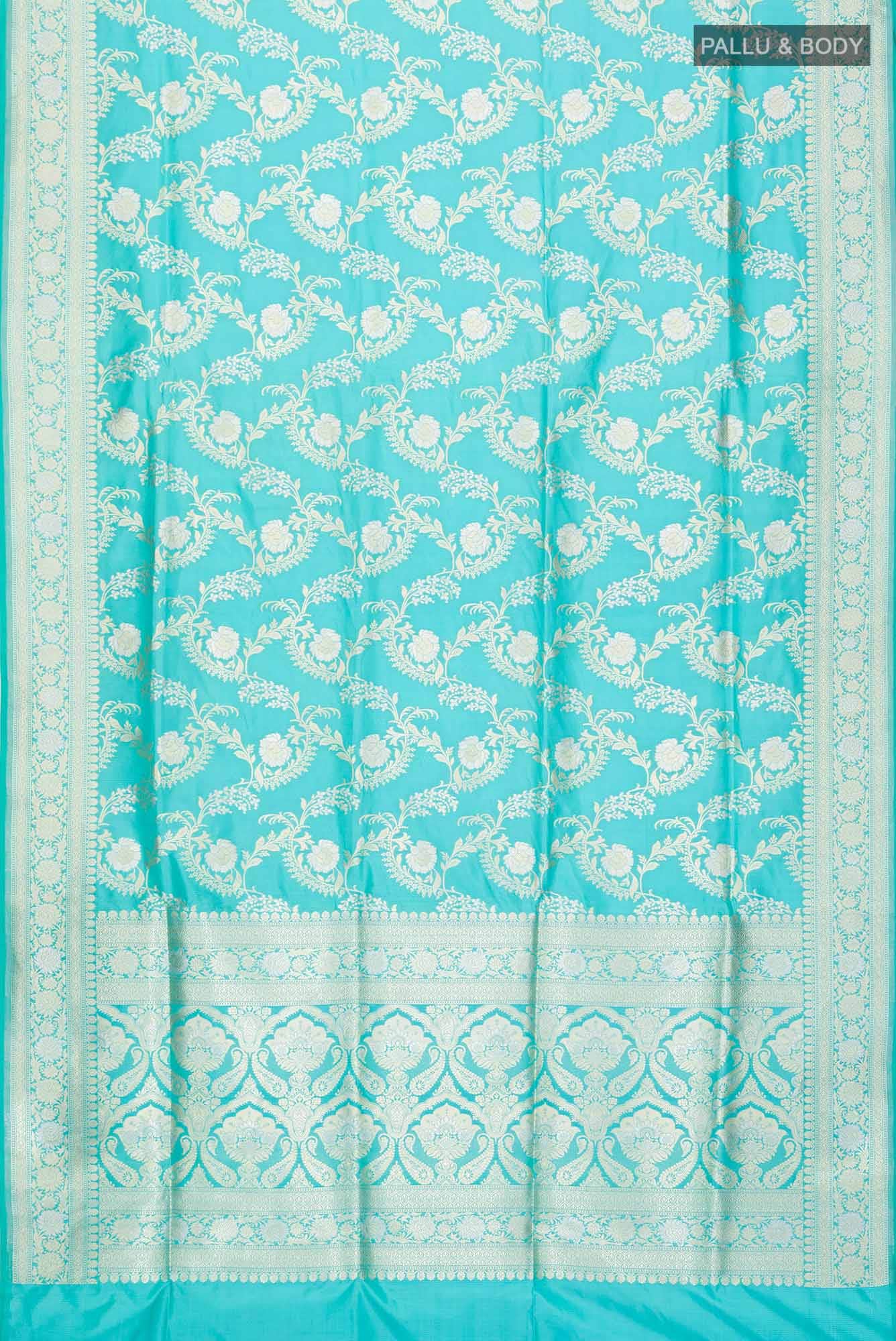 Green Banarasi Silk Saree