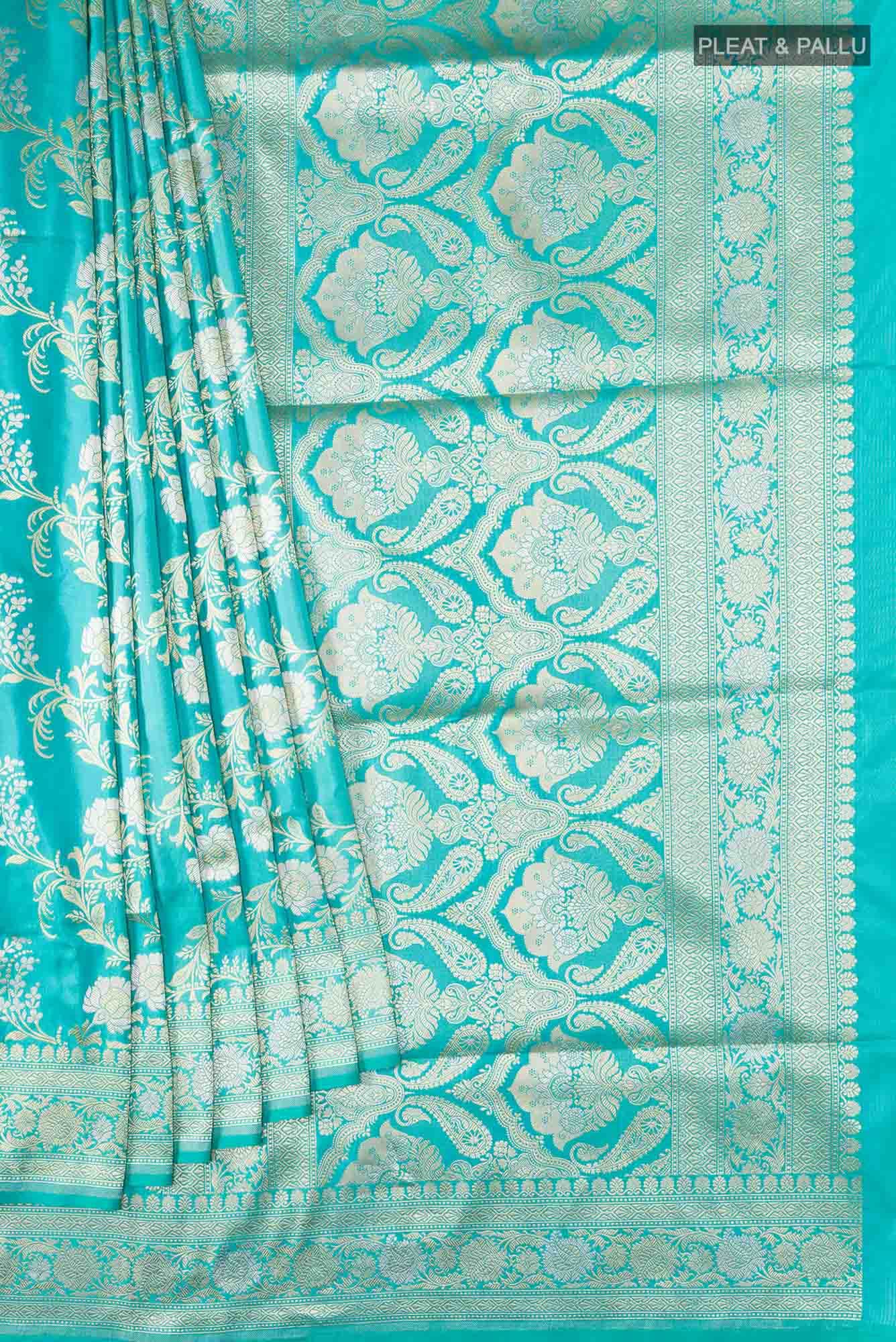 Green Banarasi Silk Saree
