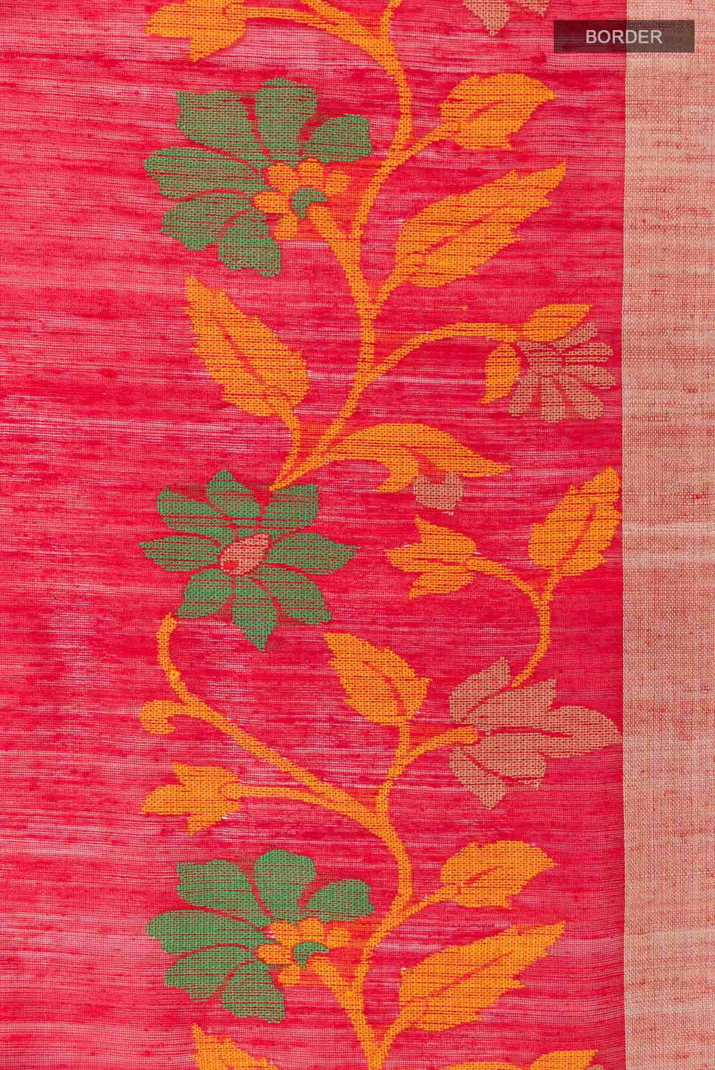 Red Raw Silk Saree