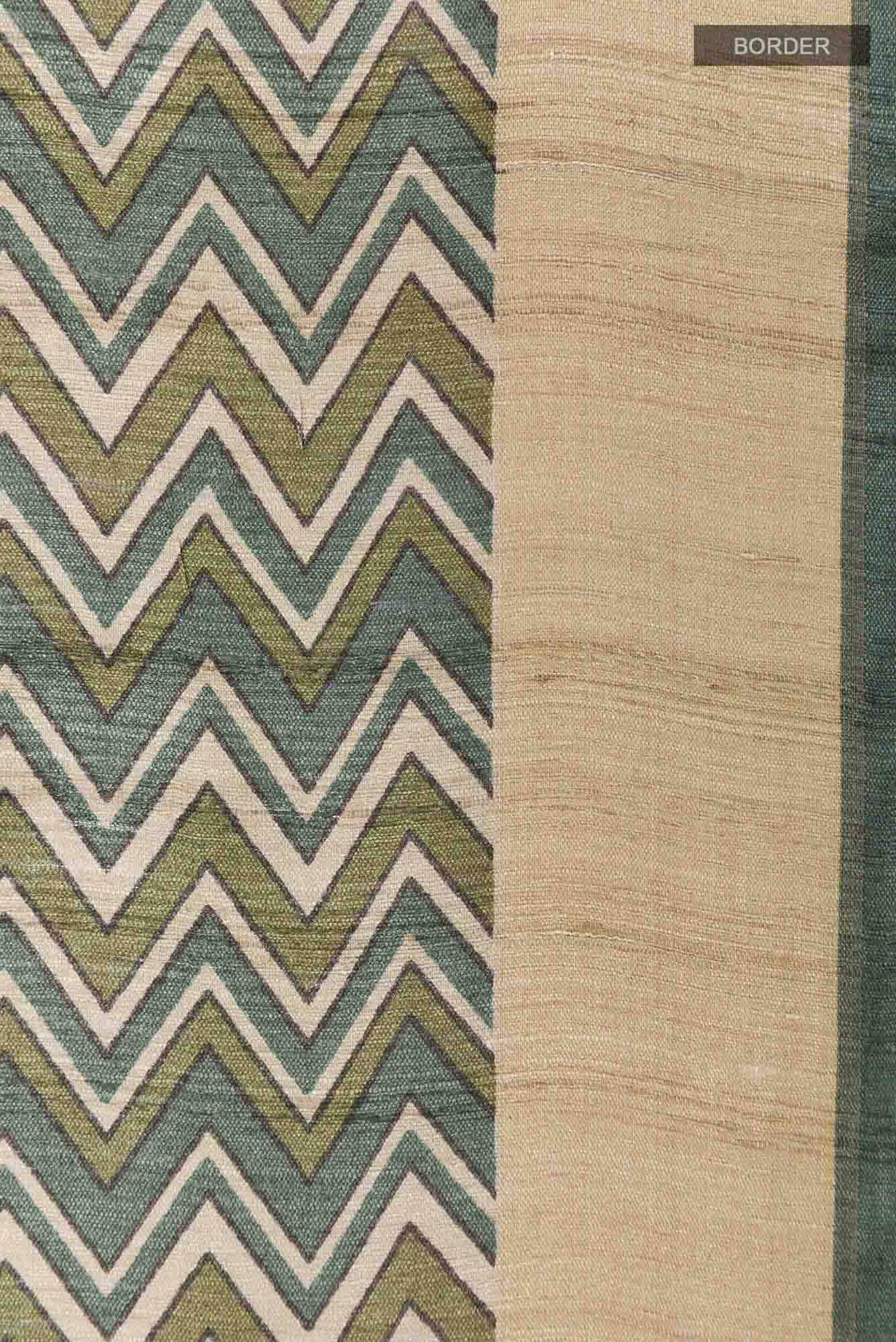 Green Tussar Saree