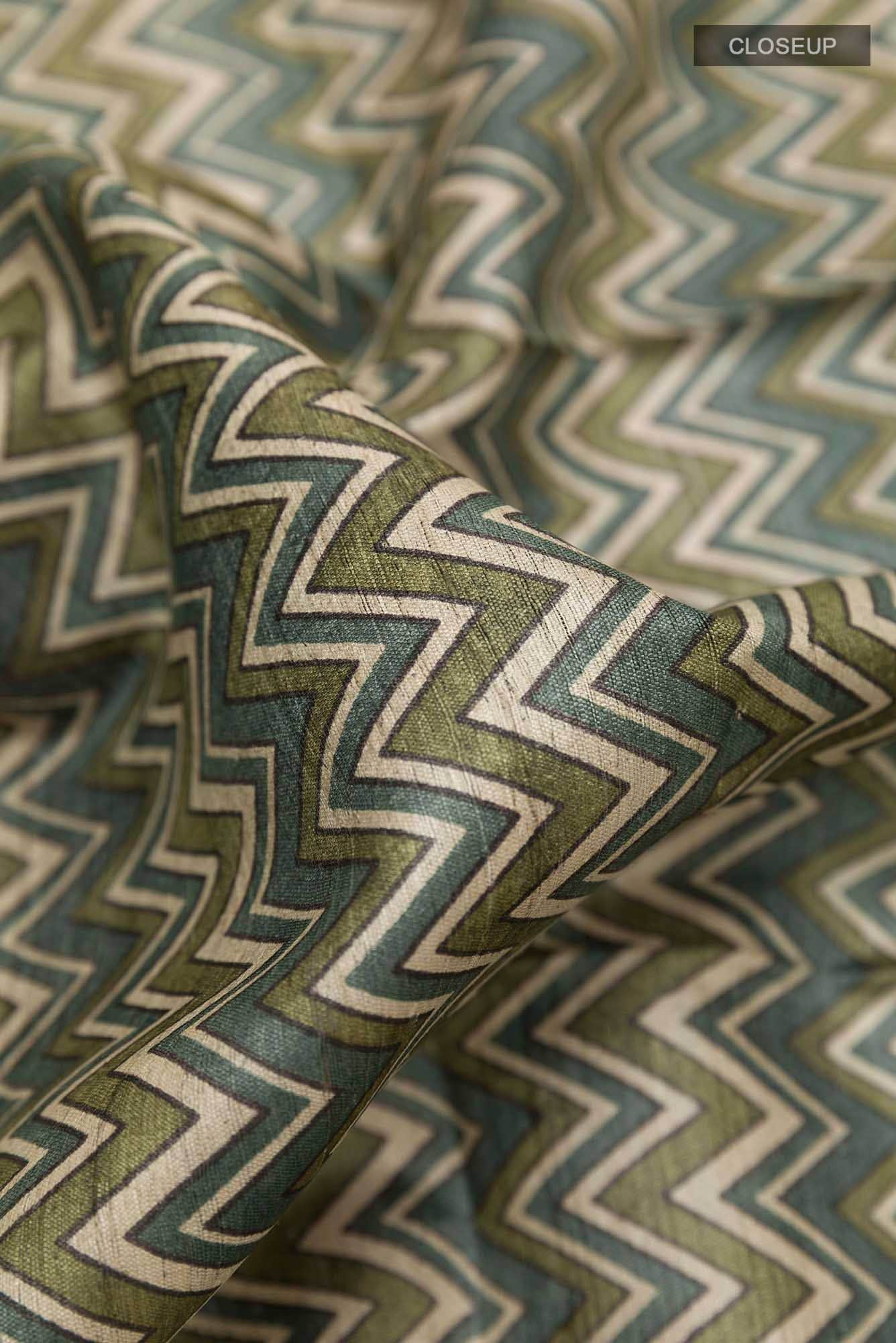 Green Tussar Saree