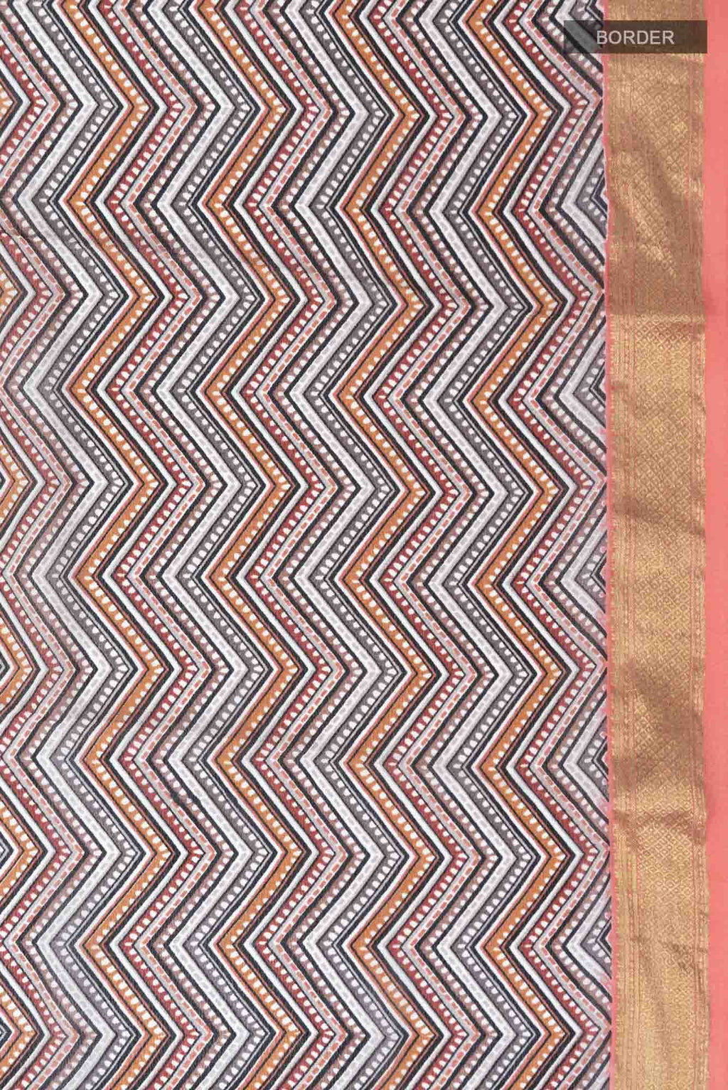 Multi Mysore Crepe Saree