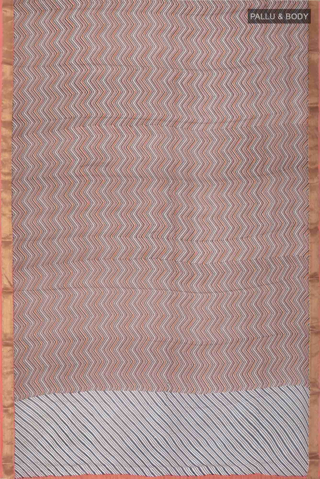 Multi Mysore Crepe Saree
