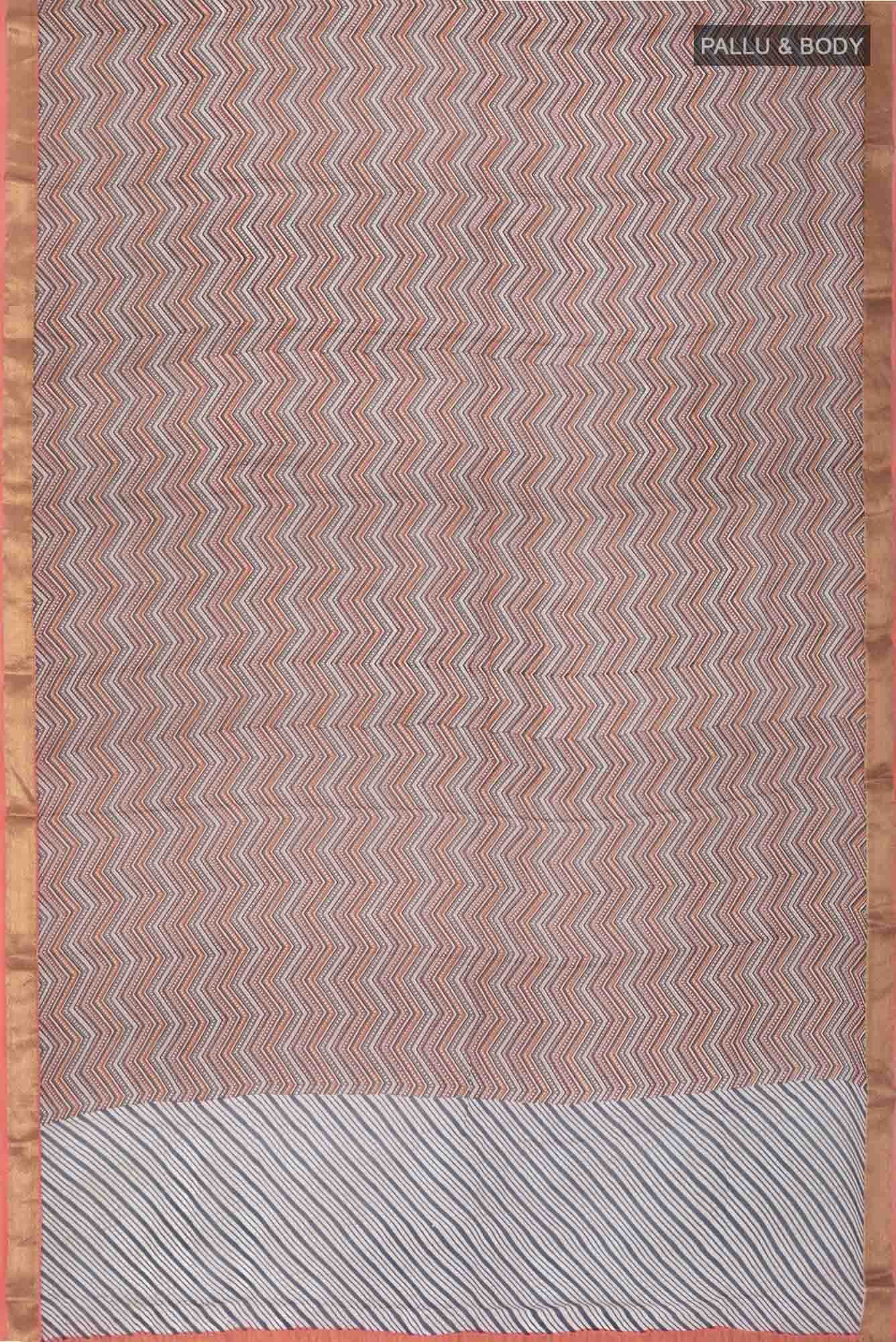 Multi Mysore Crepe Saree