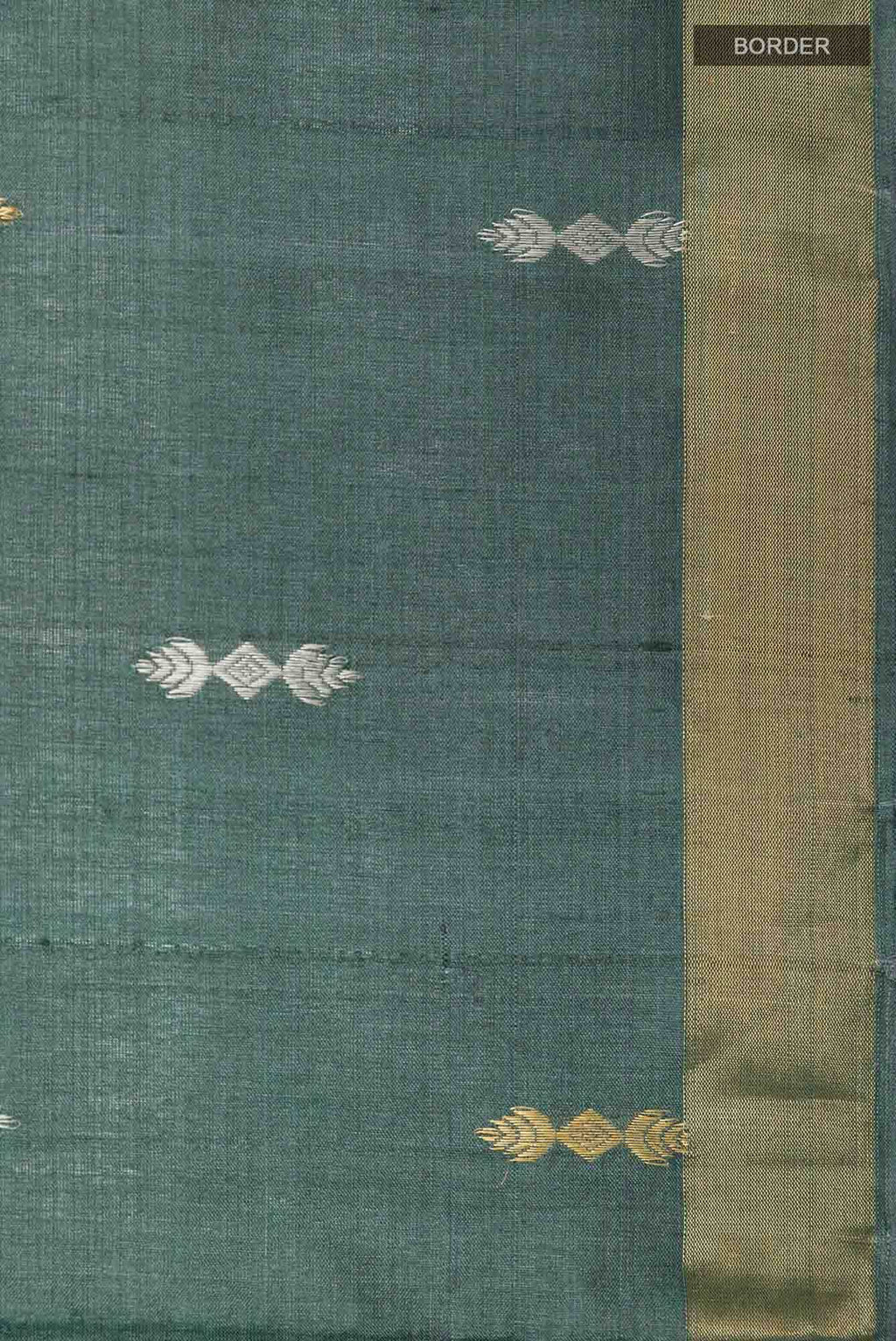 Green Tussar Saree