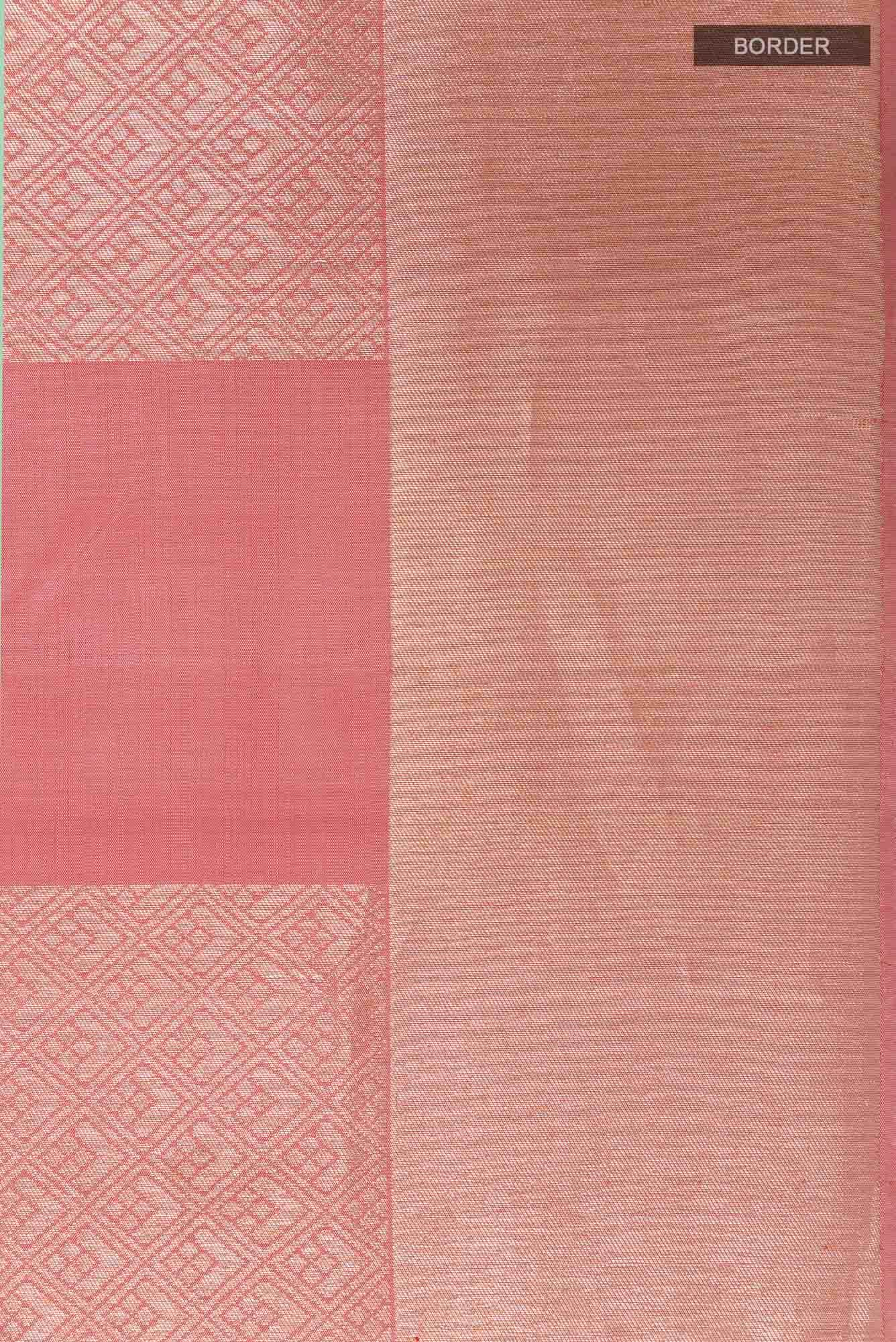Pink Kanchipuram Silk Saree